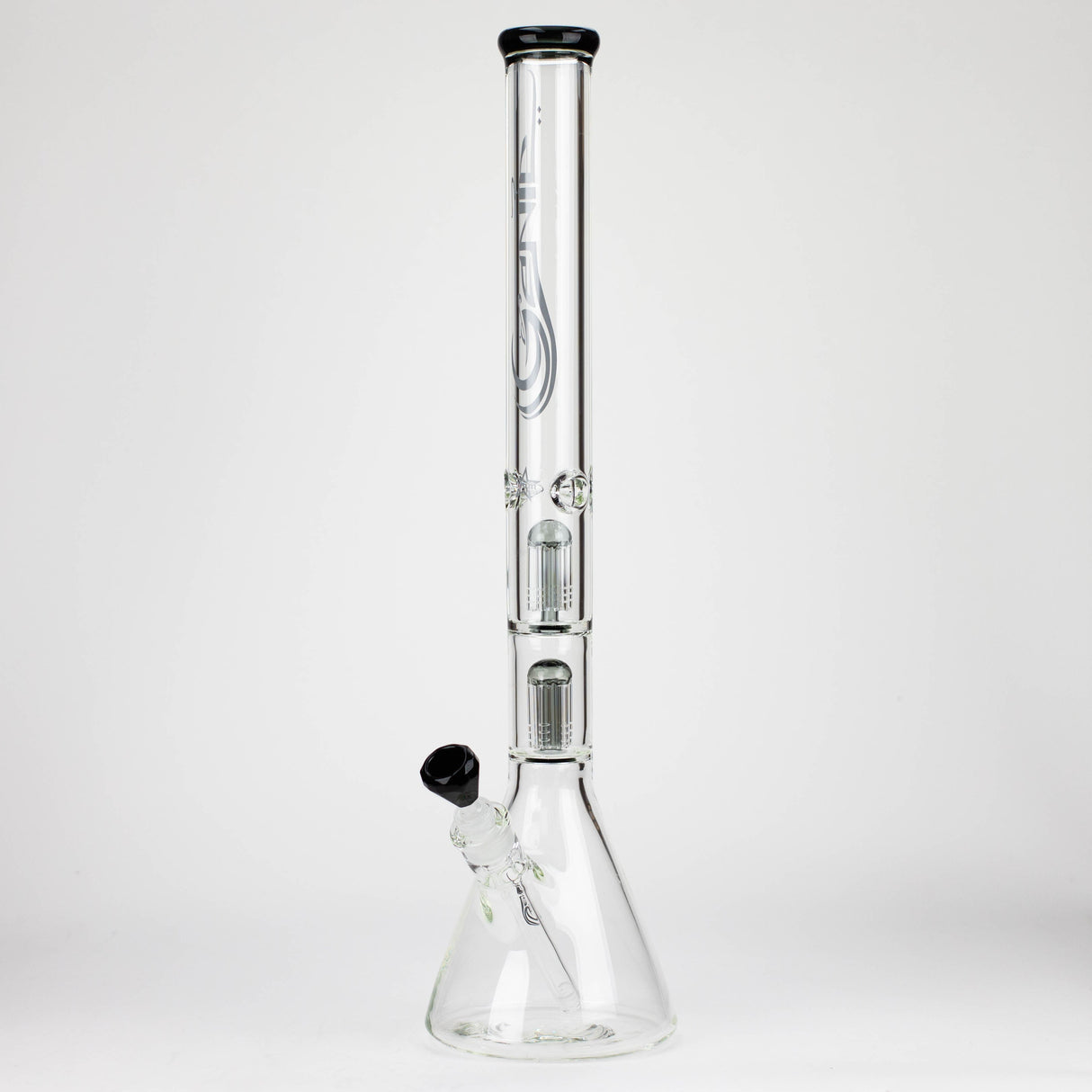 GENIE 24" Dual 6-Arm Tree Perc 9mm Beaker Bong