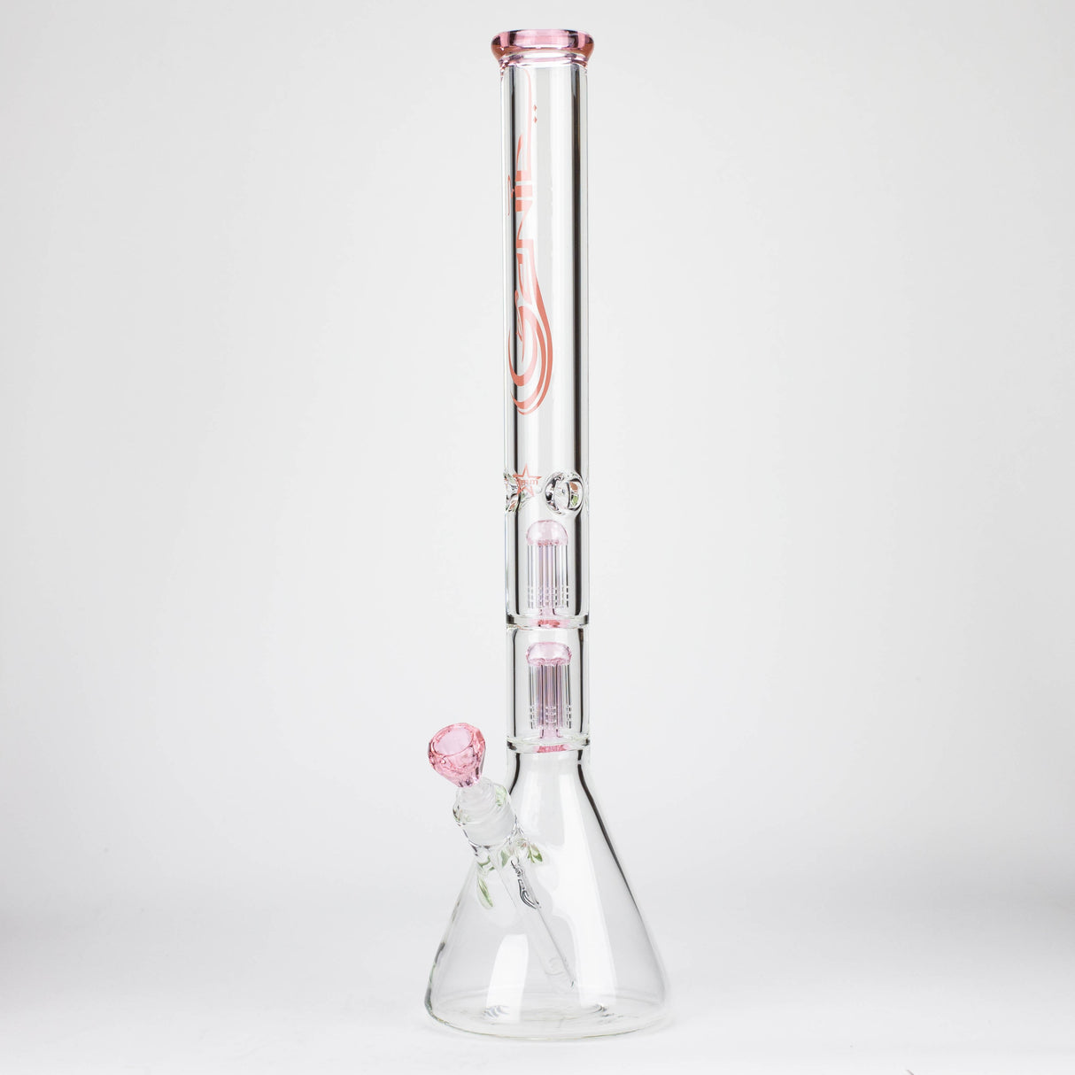 GENIE 24" Dual 6-Arm Tree Perc 9mm Beaker Bong