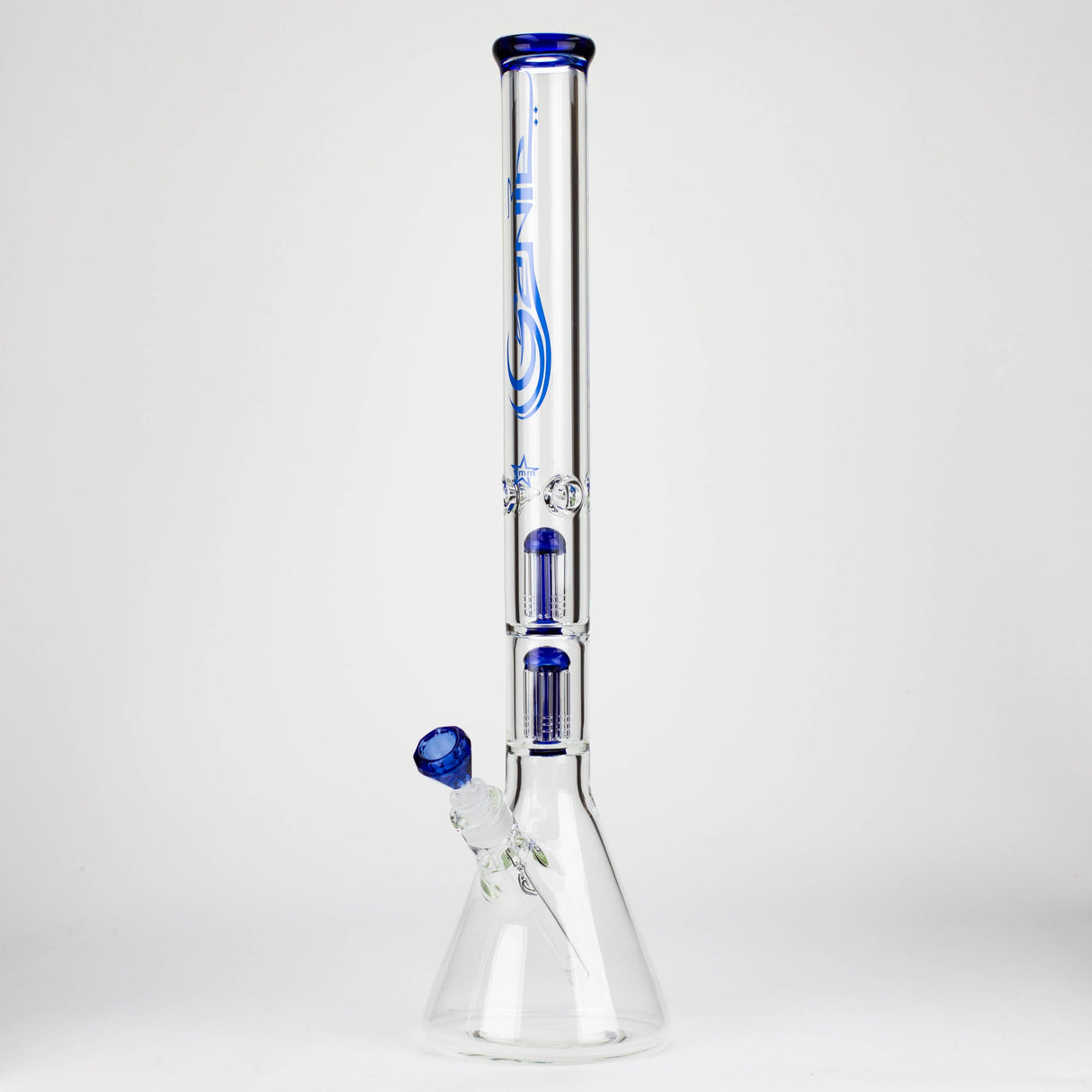 GENIE 24" Dual 6-Arm Tree Perc 9mm Beaker Bong