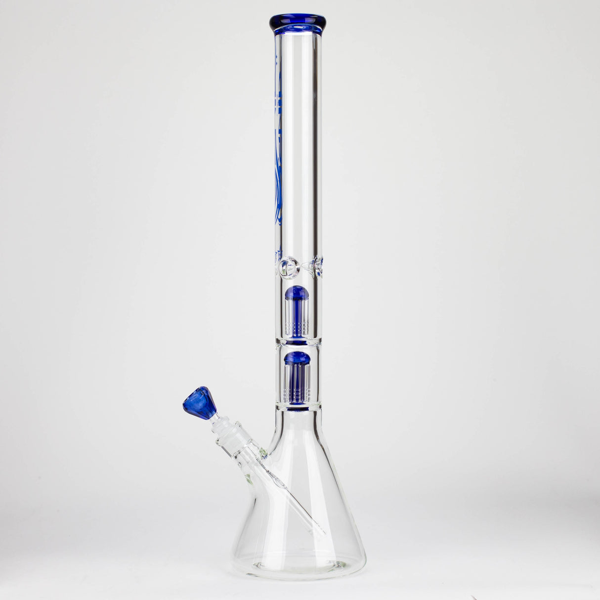 GENIE 24" Dual 6-Arm Tree Perc 9mm Beaker Bong