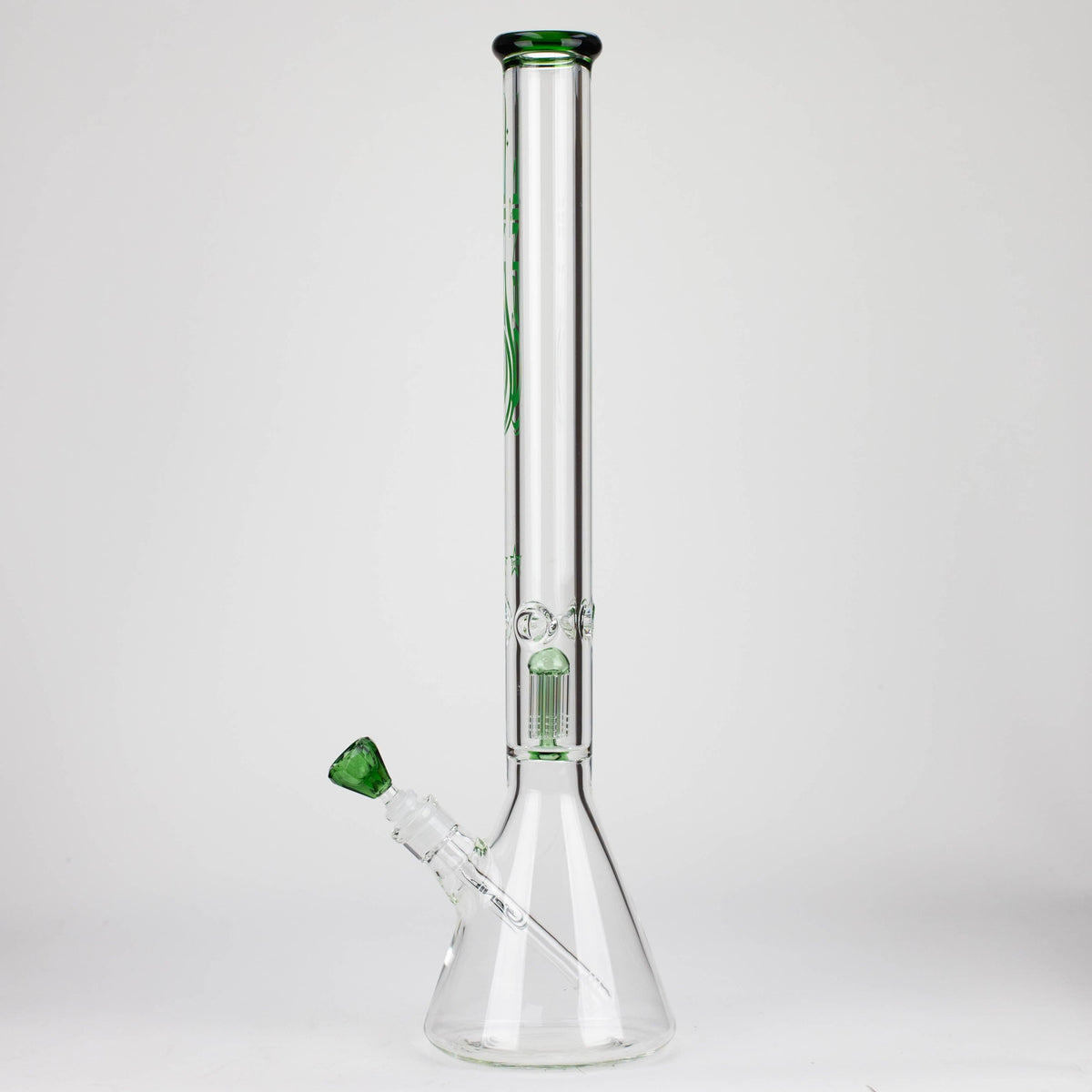ONE Glass Bong GENIE 24-Inch 9mm Single Percolator Glass Bong GENIE 24" 9mm Single Percolator Glass Bong