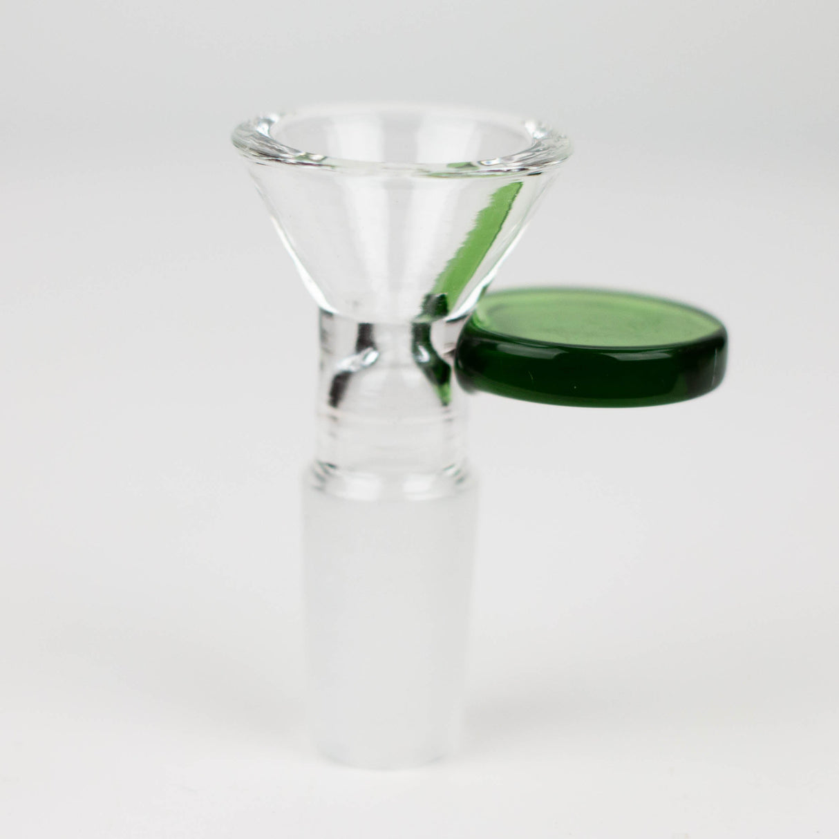 Glass bowl with color round handle for 14 mm Pack of 3