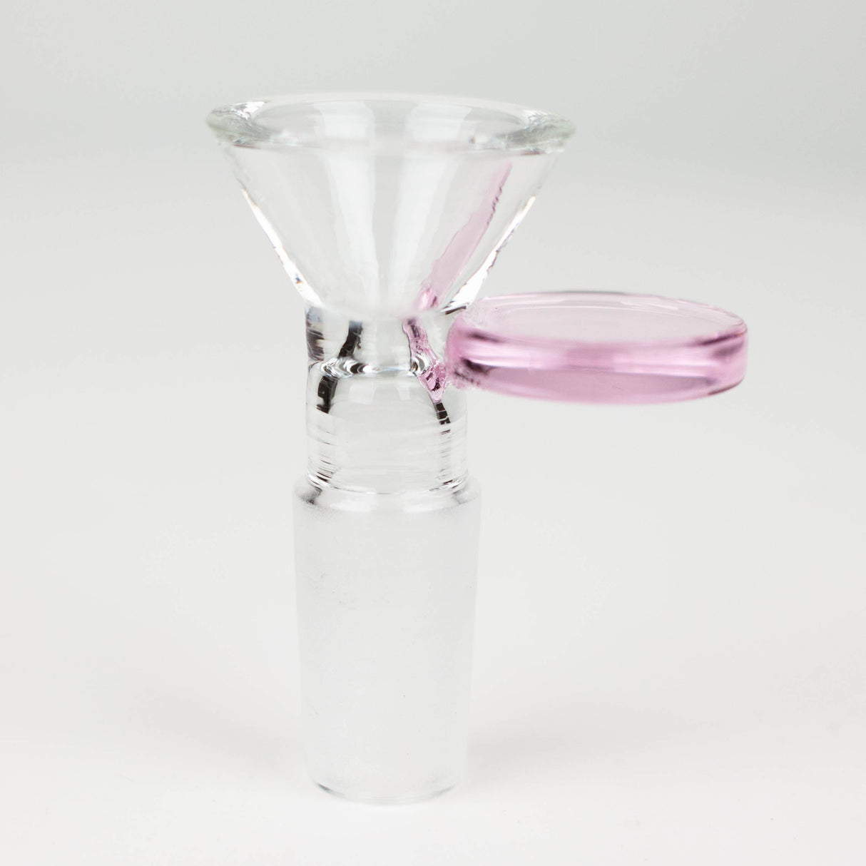 Glass bowl with color round handle for 14 mm Pack of 3