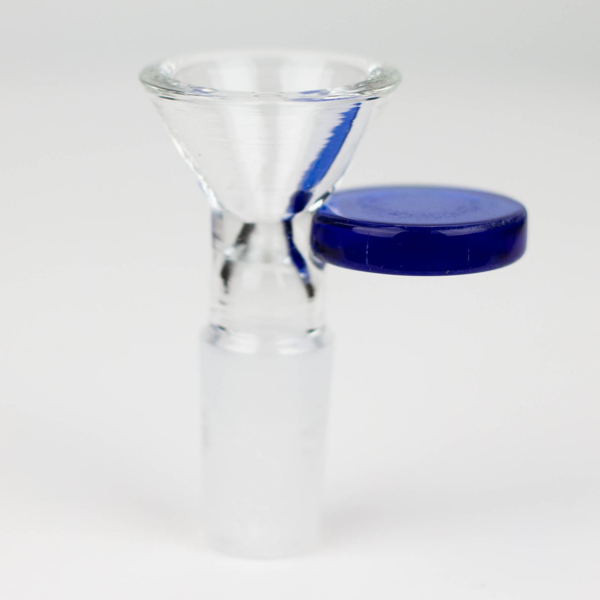 Glass bowl with color round handle for 14 mm Pack of 3