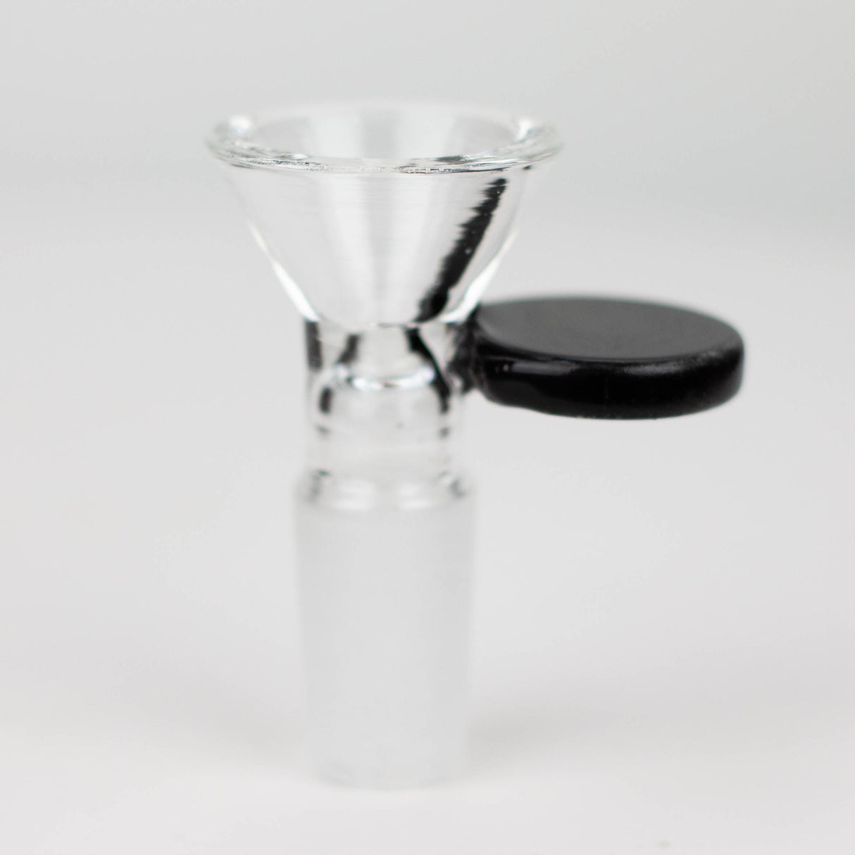 Glass bowl with color round handle for 14 mm Pack of 3