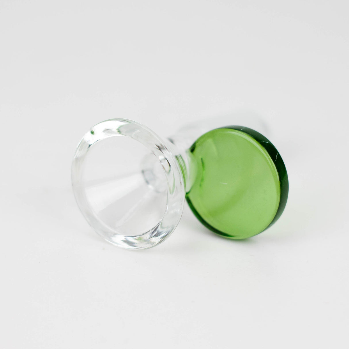 Glass bowl with color round handle for 14 mm Pack of 3