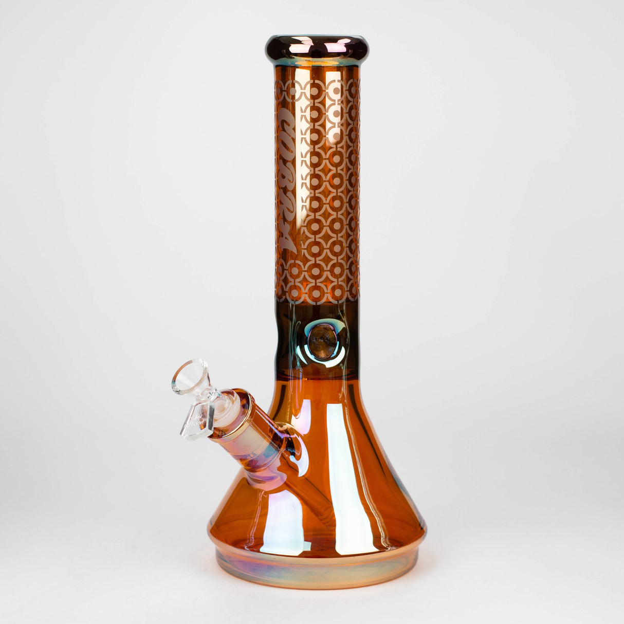 Cobra 13" Electroplated 7mm Ice Catcher Beaker Bong
