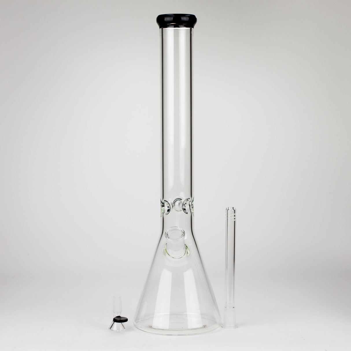 18" No Logo Beaker Bong - Large Classic Borosilicate Glass