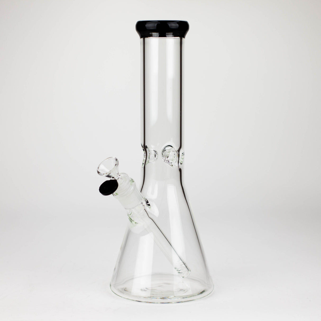 12" No Logo Beaker Bong - Classic Borosilicate Glass