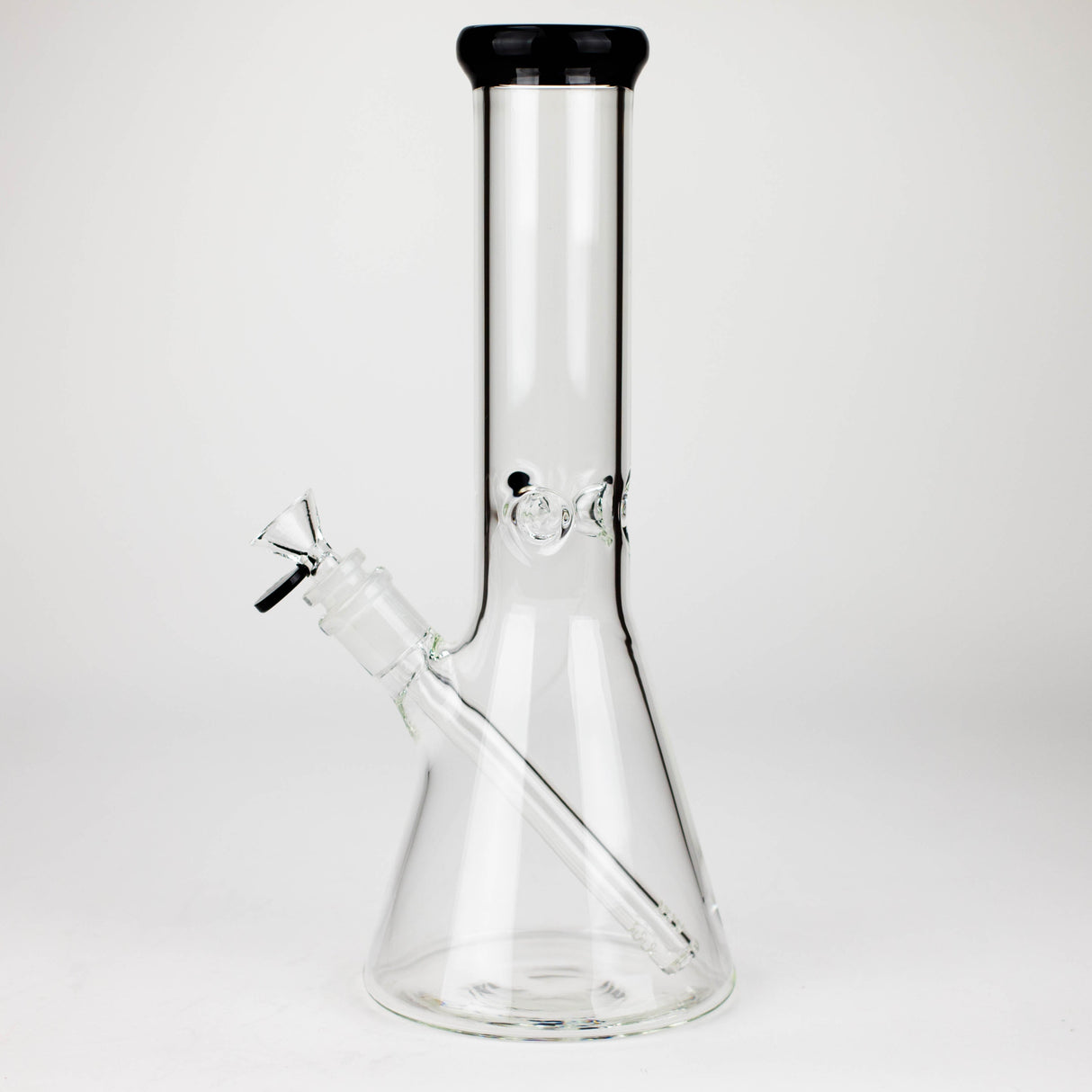 12" No Logo Beaker Bong - Classic Borosilicate Glass