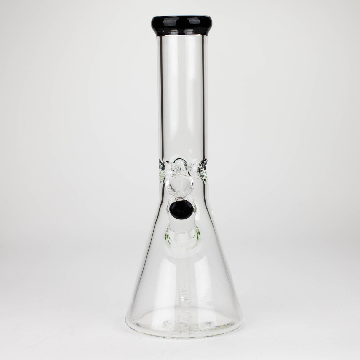 12" No Logo Beaker Bong - Classic Borosilicate Glass