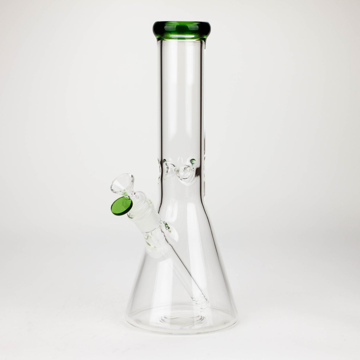12" No Logo Beaker Bong - Classic Borosilicate Glass