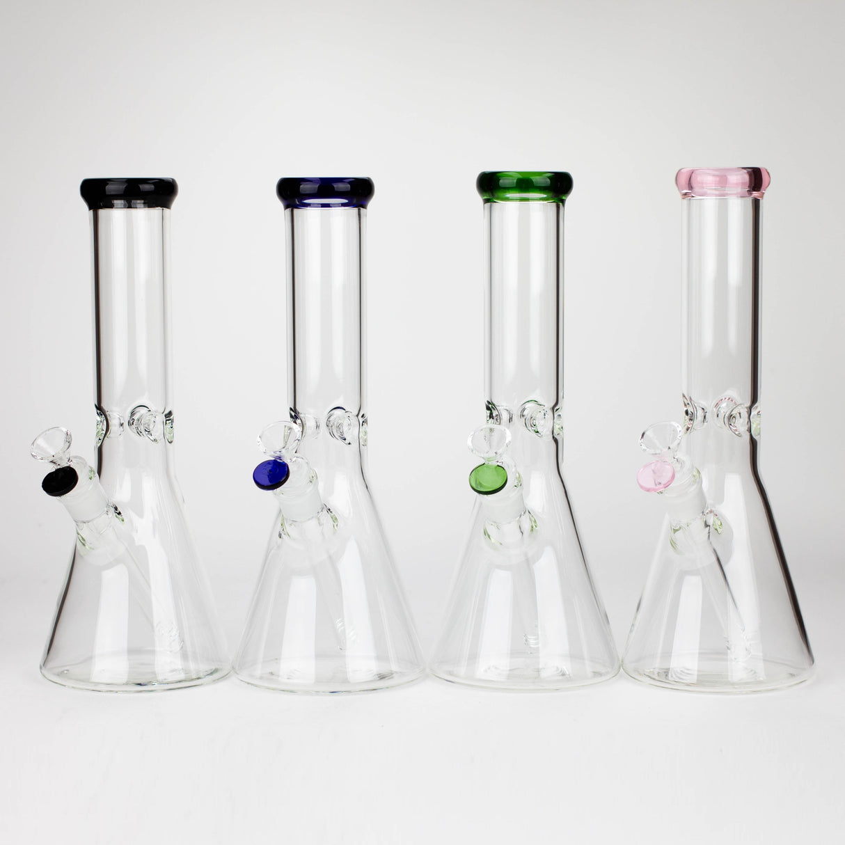 12" No Logo Beaker Bong - Classic Borosilicate Glass