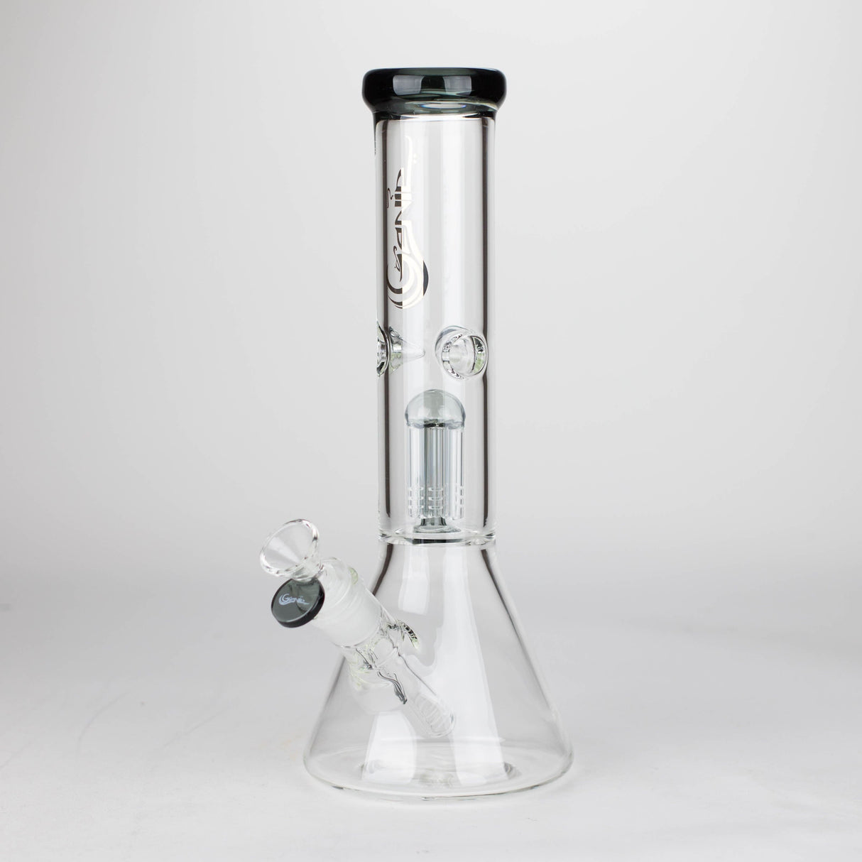 ONE Glass Bong Genie 12" Colour-Accented Glass Bong with 6-Arm Perc Genie Glass Bong with 6-Arm Perc | Canada