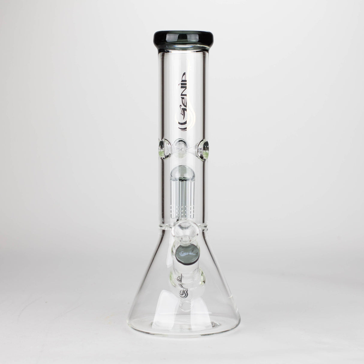 ONE Glass Bong Genie 12" Colour-Accented Glass Bong with 6-Arm Perc Genie Glass Bong with 6-Arm Perc | Canada
