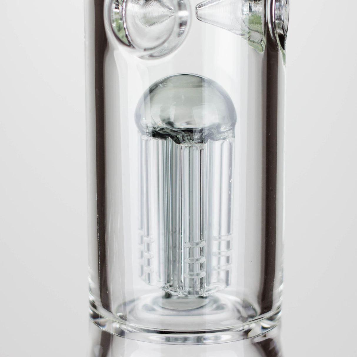 Genie 12" Colour-Accented Glass Bong with 6-Arm Perc