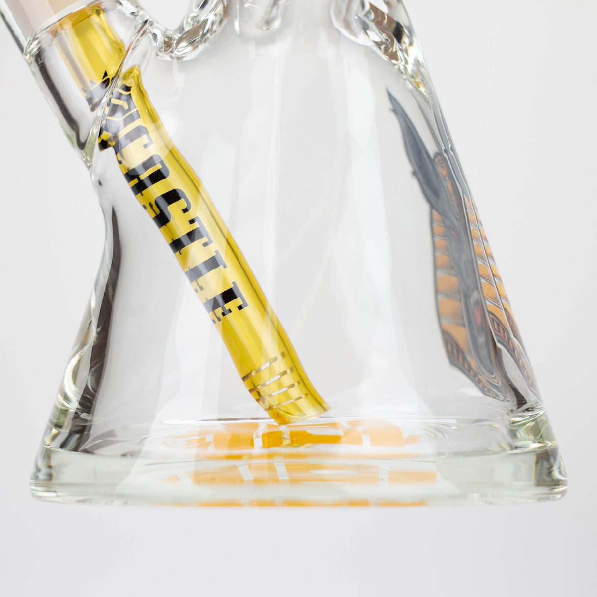 Castle Glassworks | 18" Anubis Beaker Bong