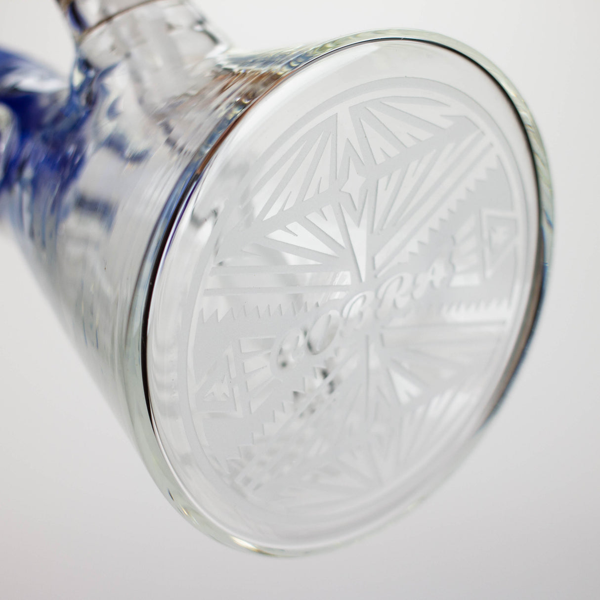 Cobra 14" Sandblasted Geometric 7mm Beaker Bong