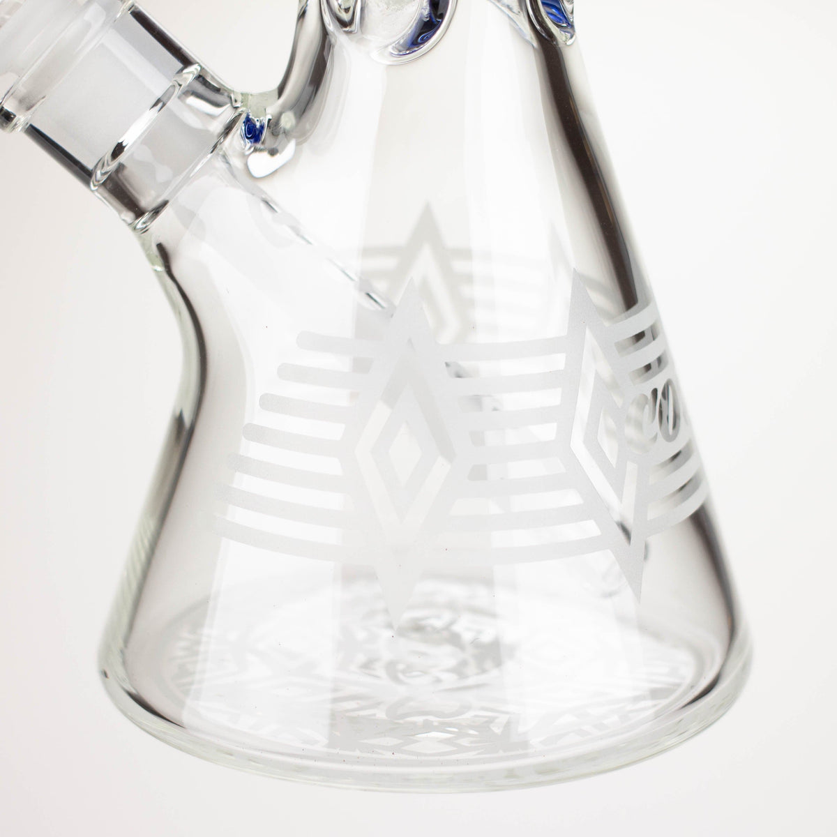 JJ Distribution Glass Bong Cobra 14" Sandblasted Geometric 7mm Beaker Bong Cobra 14" Sandblasted Beaker Bong | Canada