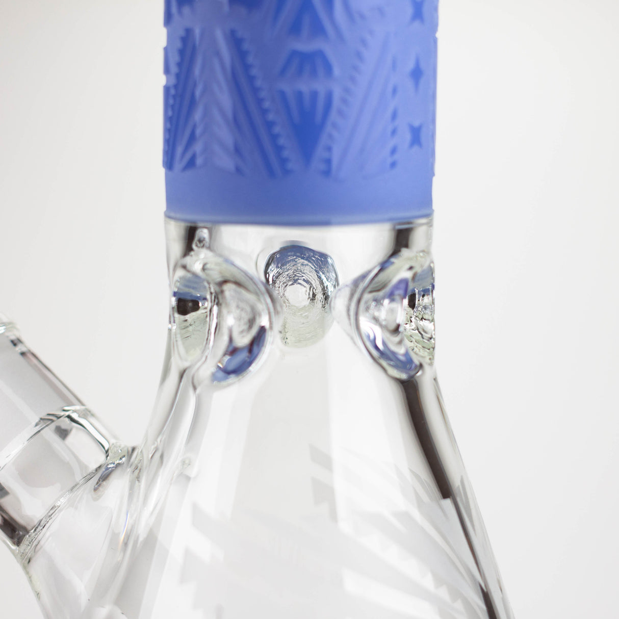 Cobra 14" Sandblasted Geometric 7mm Beaker Bong