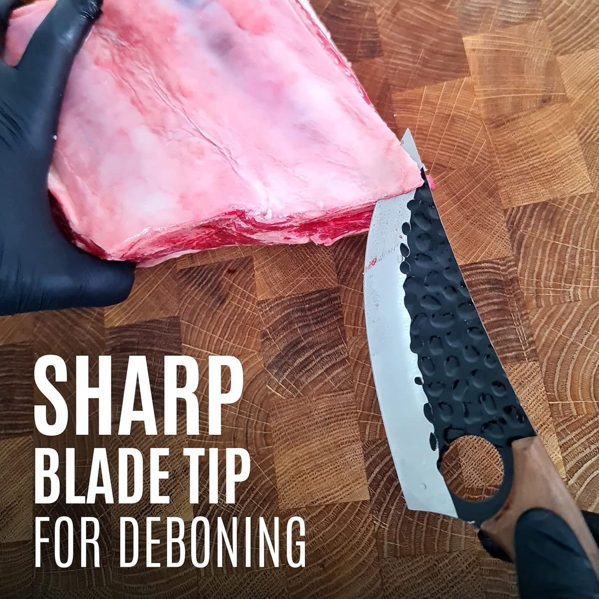 Laser Ninja Fixed Blade Knife Boning Knife 110% Hand Forged Butcher Knife Camping Knife, Cleaver for Easy Cutting, Chopping, Deboning, fileting, BBQ – Outdoor and Kitchen Meat Cutting Knife Boning Knife 110% Hand Forged Butcher Knife Camping Knife, Cleaver for Easy Cutting, Chopping, Deboning, fileting, BBQ – Outdoor and Kitchen Meat Cutting Knife