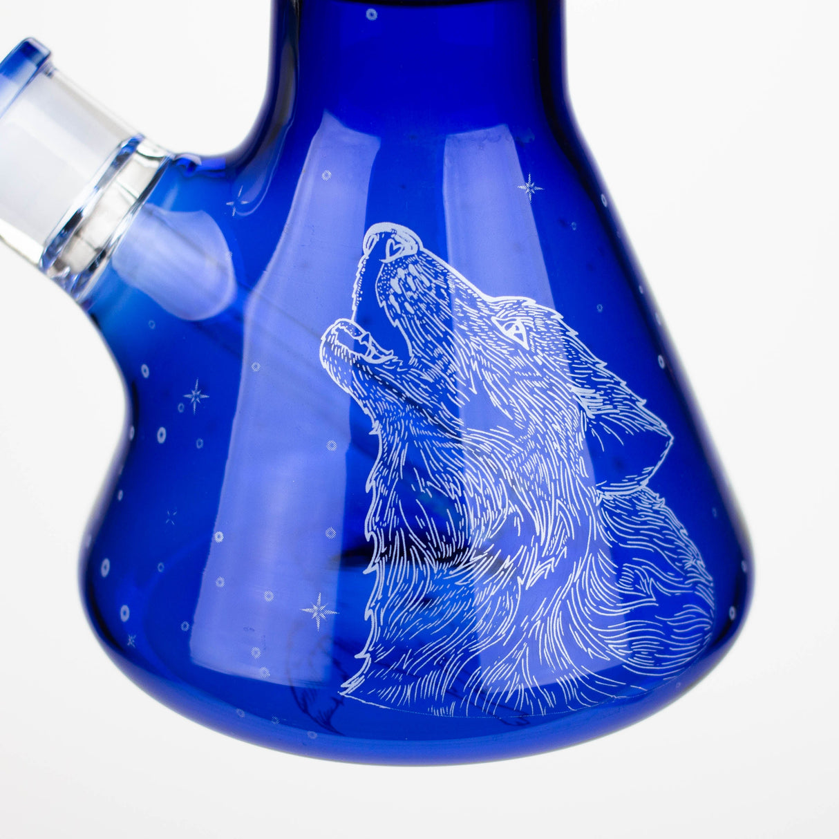 Bong en verre Infyniti Untamed 14" Wolf Tree Perc Beaker