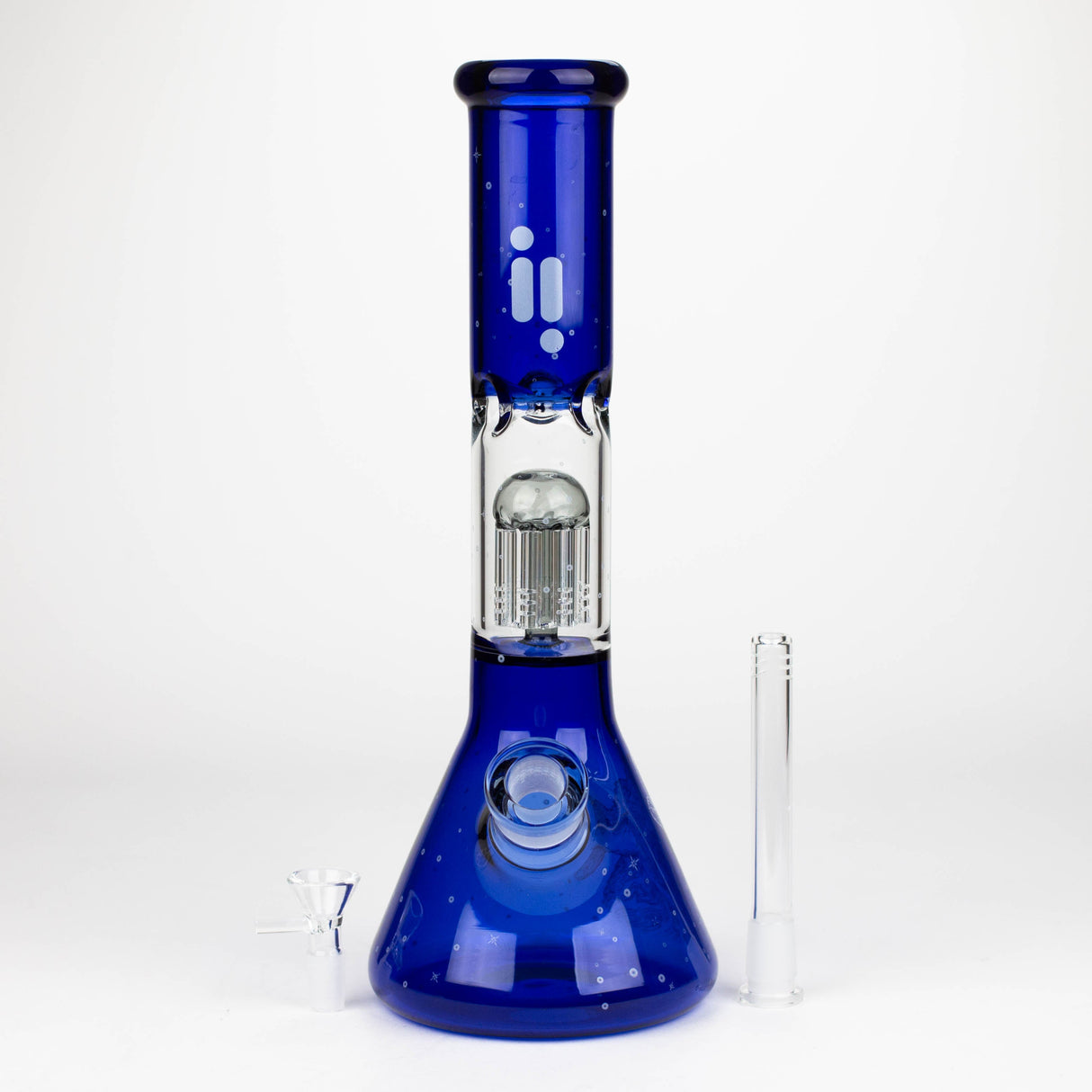 Bong en verre Infyniti Untamed 14" Wolf Tree Perc Beaker