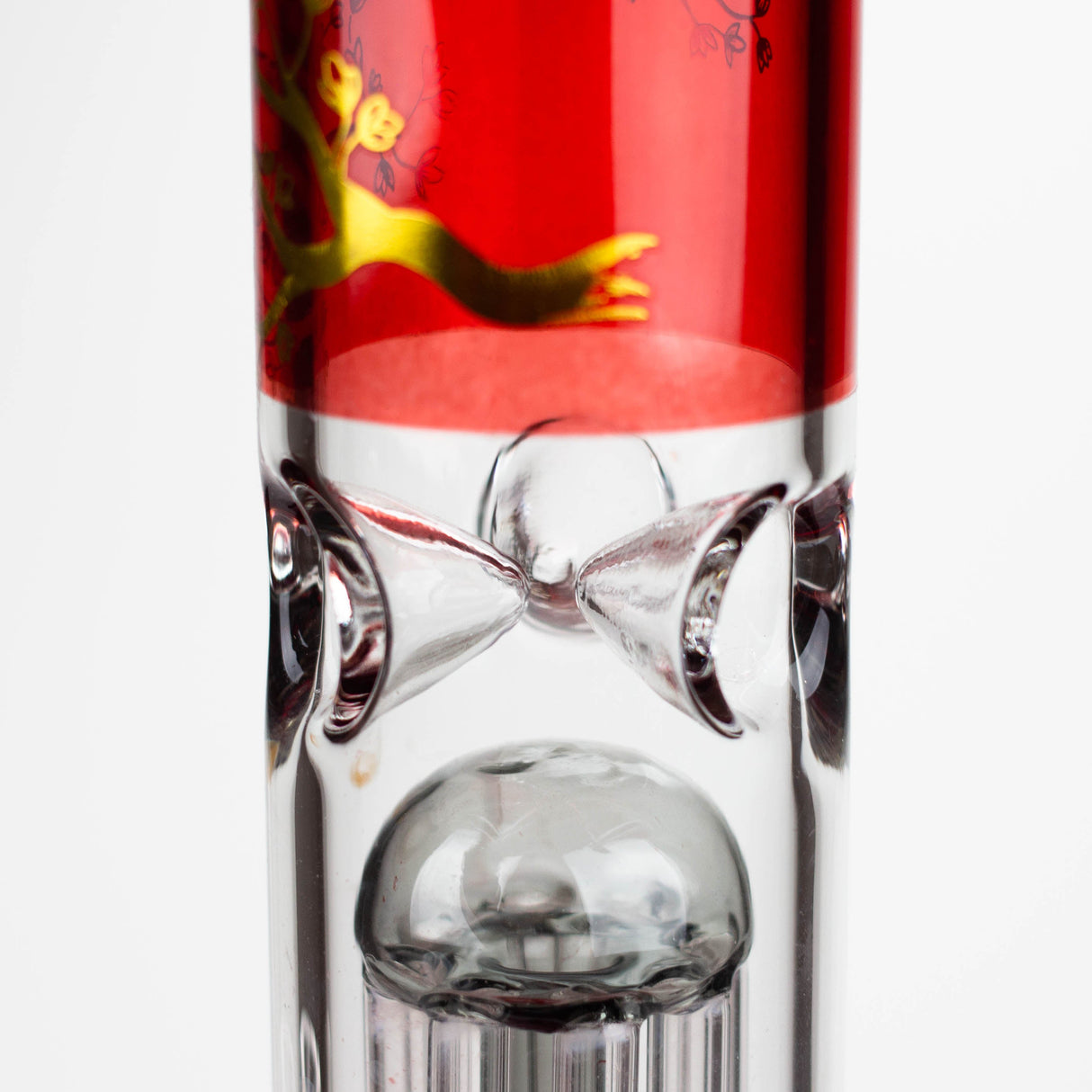 Infyniti Untamed Bong en verre de 14" avec percolateur Tiger Tree