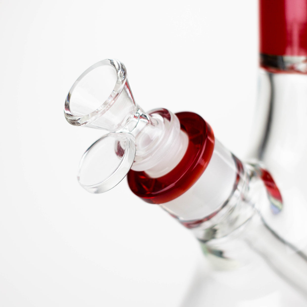 Infyniti High Times 16" Red 7mm Beaker Glass Bong