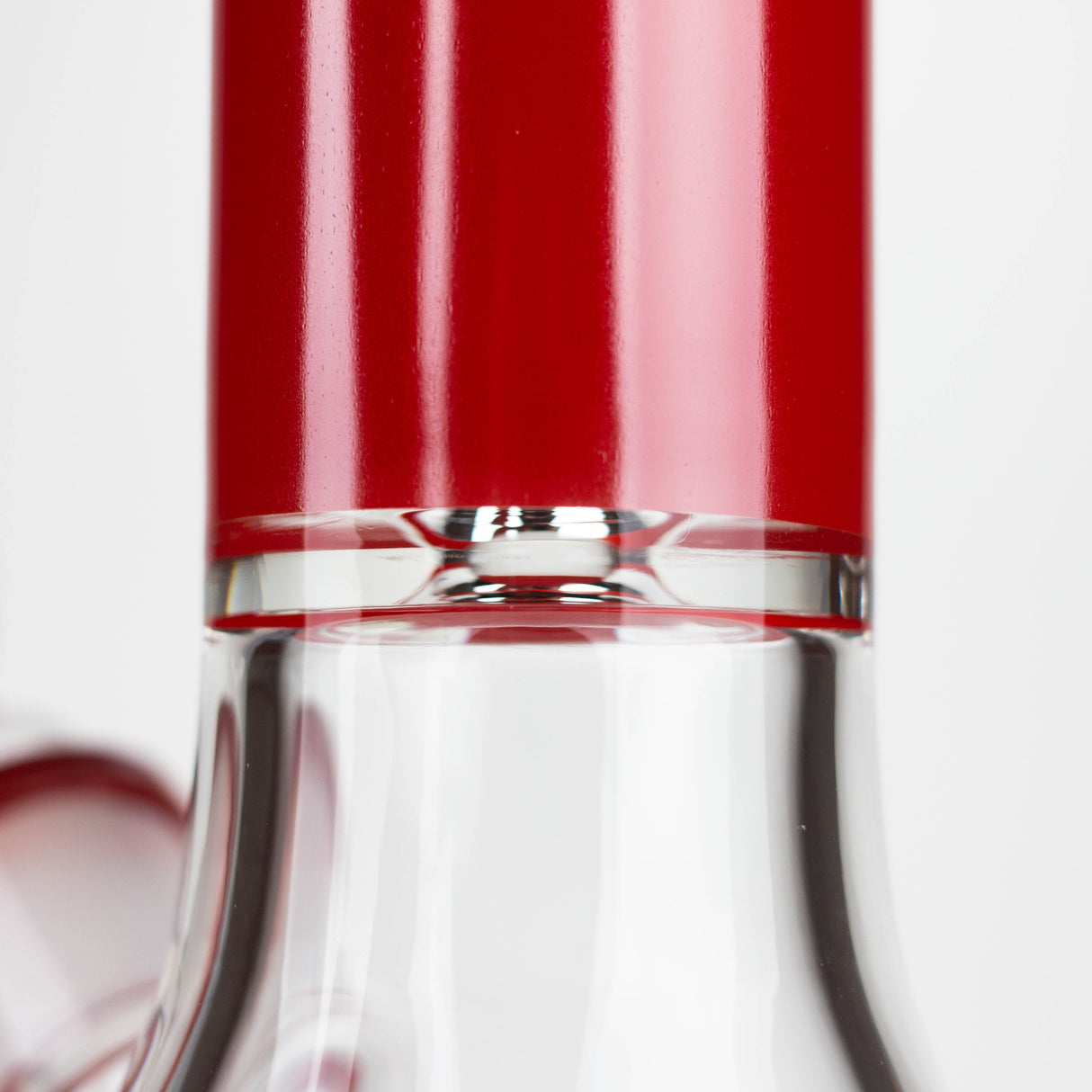 Infyniti High Times 16" Red 7mm Beaker Glass Bong