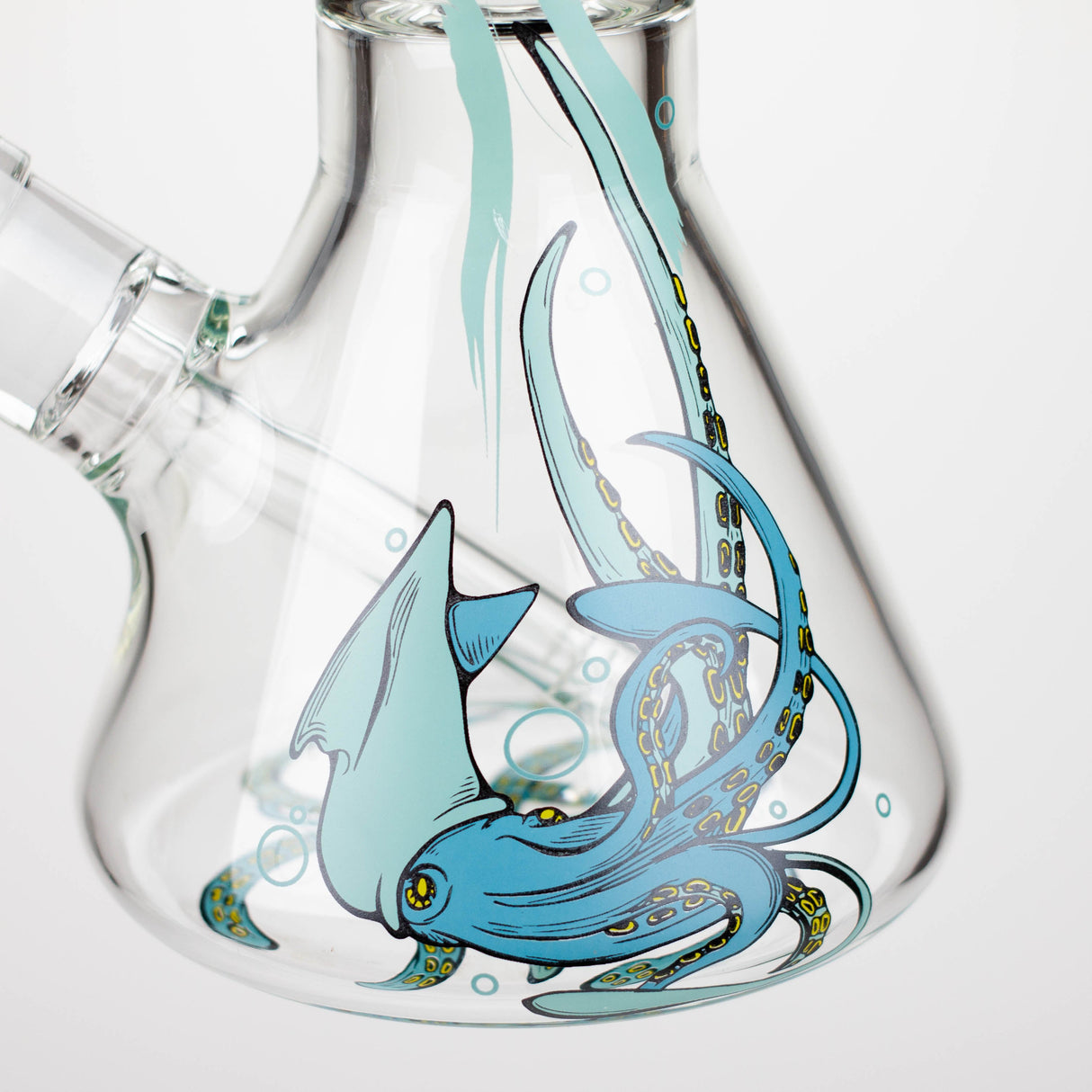 Infyniti Untamed Bong en verre avec percolateur pieuvre 14"