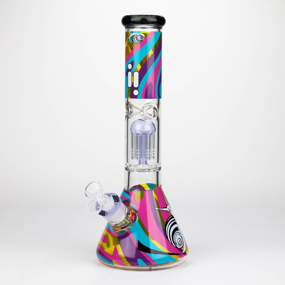 Infyniti Untamed 14" 7mm Beaker Bong - Snail