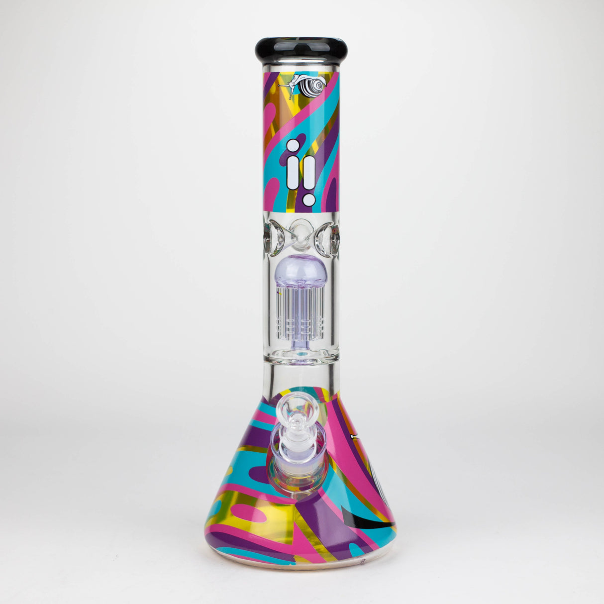 Infyniti Untamed 14" 7mm Beaker Bong - Snail