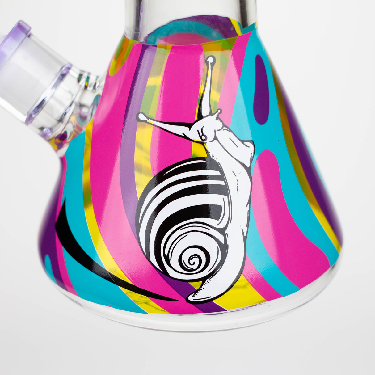 Infyniti Untamed 14" 7mm Beaker Bong - Snail