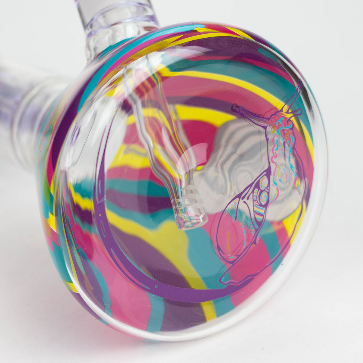Infyniti Untamed 14" 7mm Beaker Bong - Snail