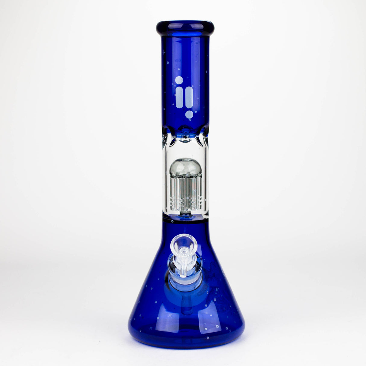 Bong en verre Infyniti Untamed 14" Wolf Tree Perc Beaker