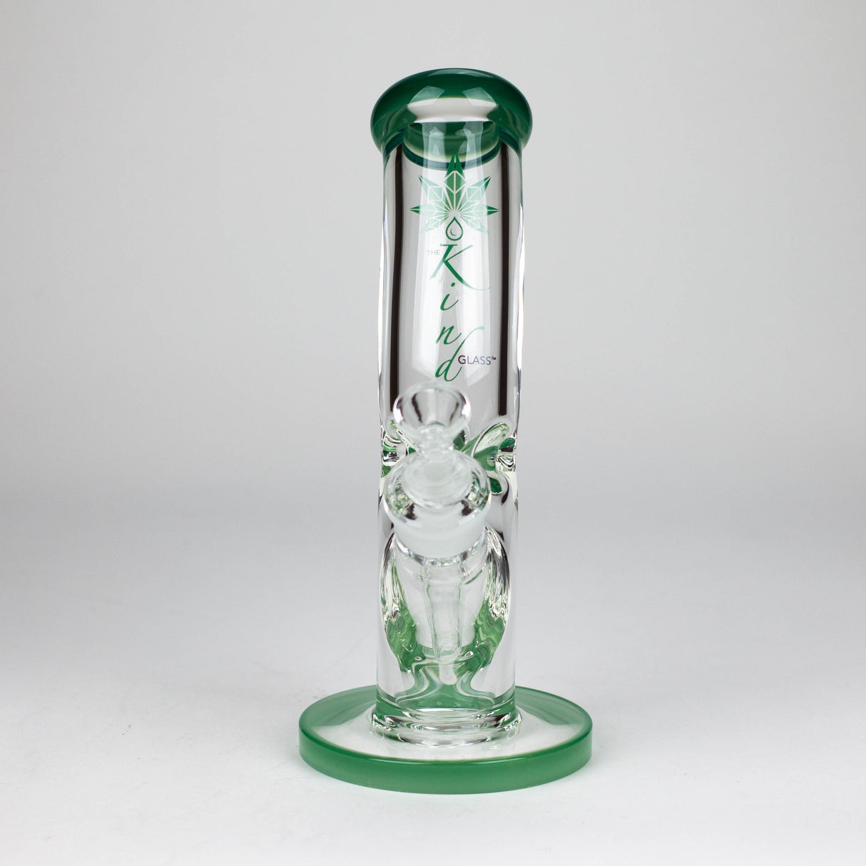 The Kind Glass Bent Neck 9mm Straight Tube Glass Bong