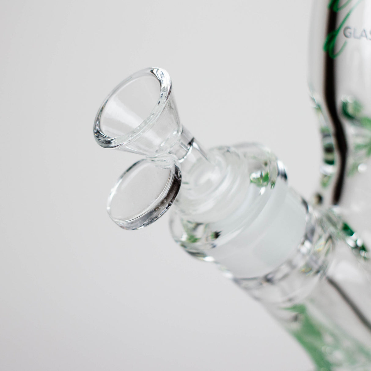 The Kind Glass Bent Neck 9mm Straight Tube Glass Bong