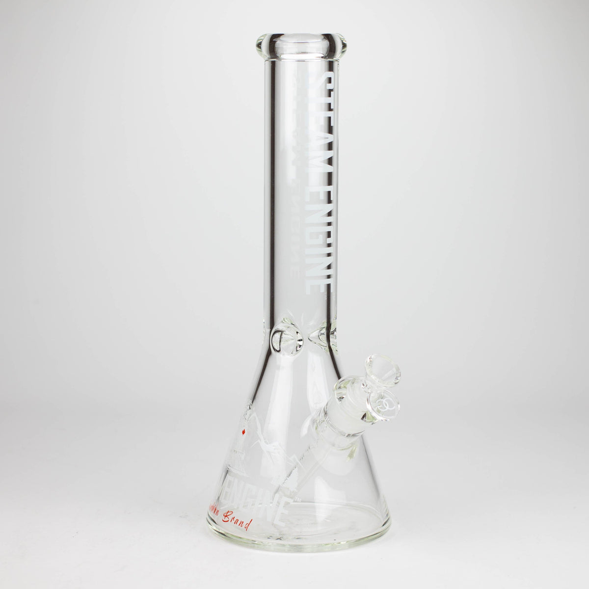 Smoke & Vape Distributor Glass Bong Steam Engine™ | 14 Inch 7mm glass bong with stickers by golden crown Steam Engine™ | 14 Inch 7mm glass bong with stickers by golden crown
