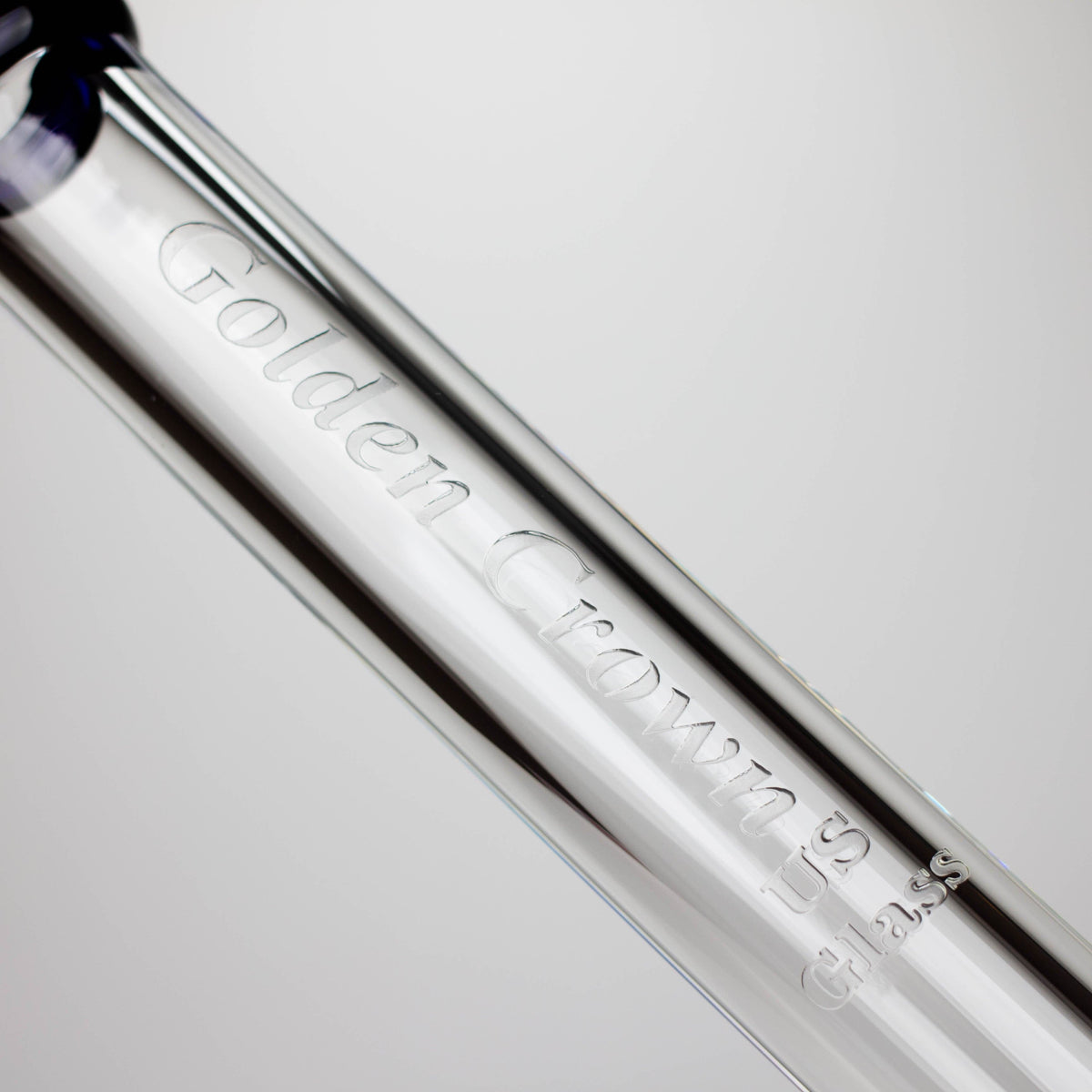 Smoke & Vape Distributor Glass Bong Golden Crown™ 18" Engraved Logo 9mm US Glass Bong Golden Crown 18" Engraved Logo 9mm Bong | Canada