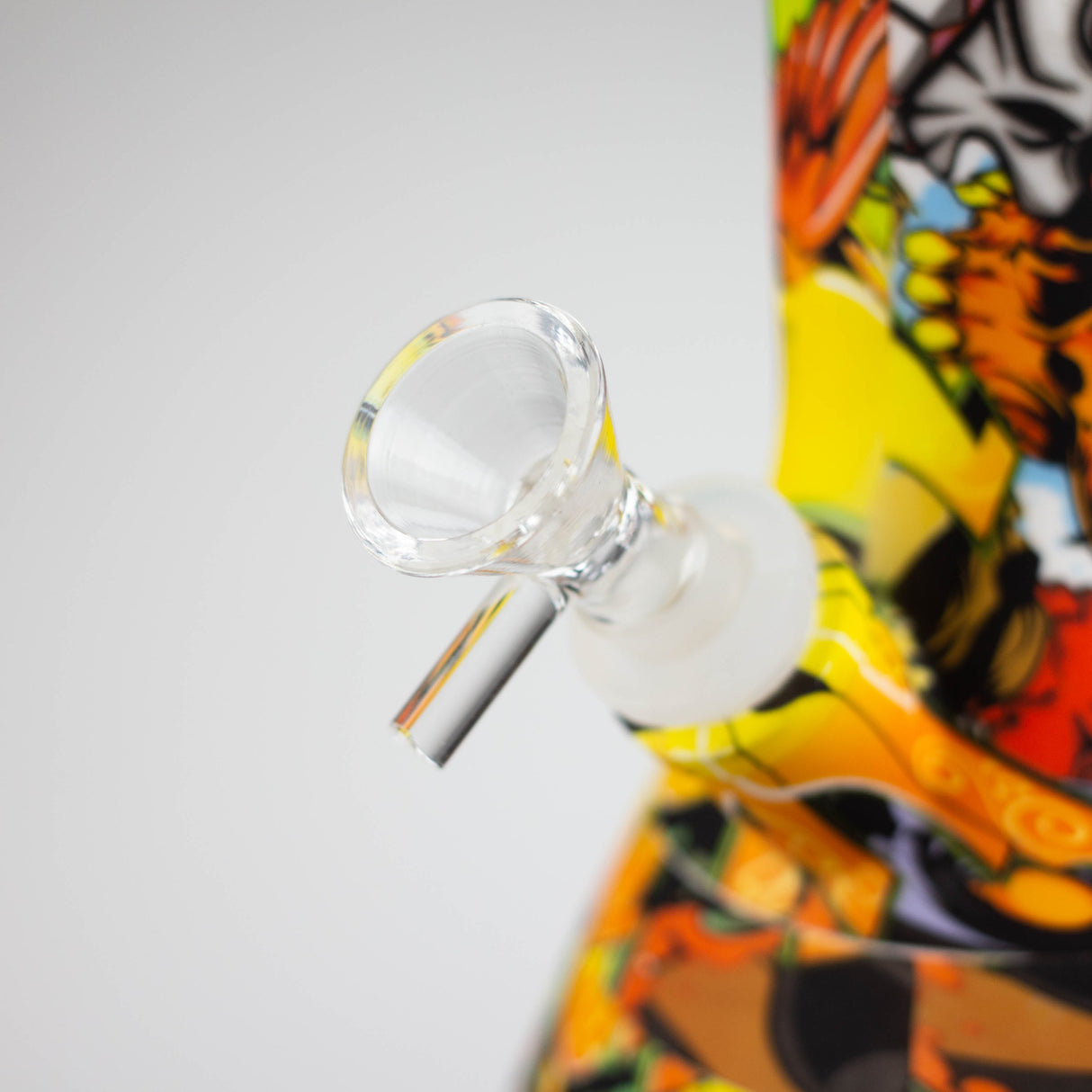 Bong en silicone avec base en forme de bécher de 8 po