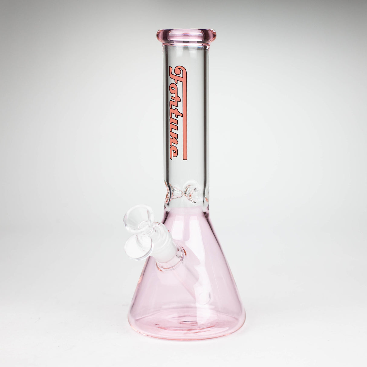 Fortune 10" Colour Accent 4mm Ice Catcher Beaker Bong