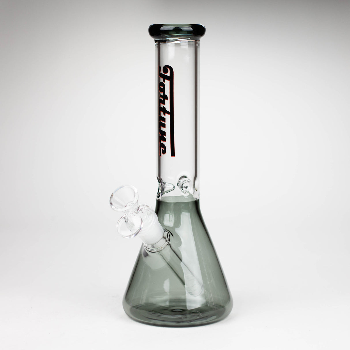 Fortune 10" Colour Accent 4mm Ice Catcher Beaker Bong