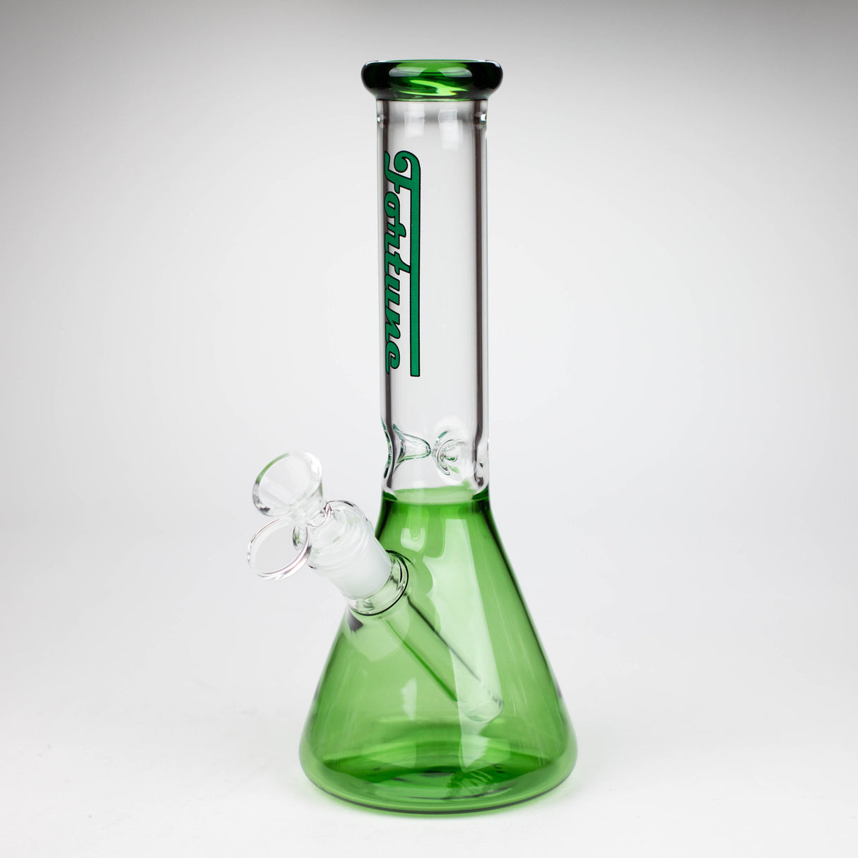 Fortune 10" Colour Accent 4mm Ice Catcher Beaker Bong