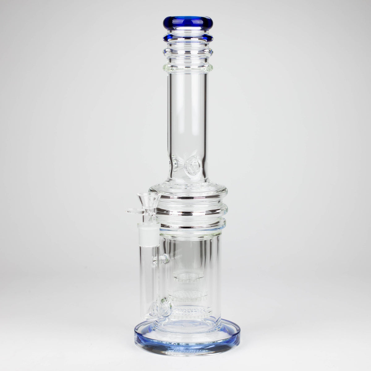 Super Supplys Inc Glass Bong 16" 7 mm Stemless Honeycomb Glass Bong Stemless Honeycomb Percolator Bong | Canada