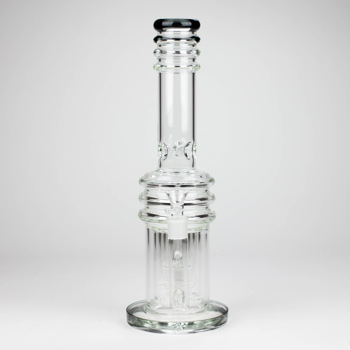 Super Supplys Inc Glass Bong 16" 7 mm Stemless Honeycomb Glass Bong Stemless Honeycomb Percolator Bong | Canada