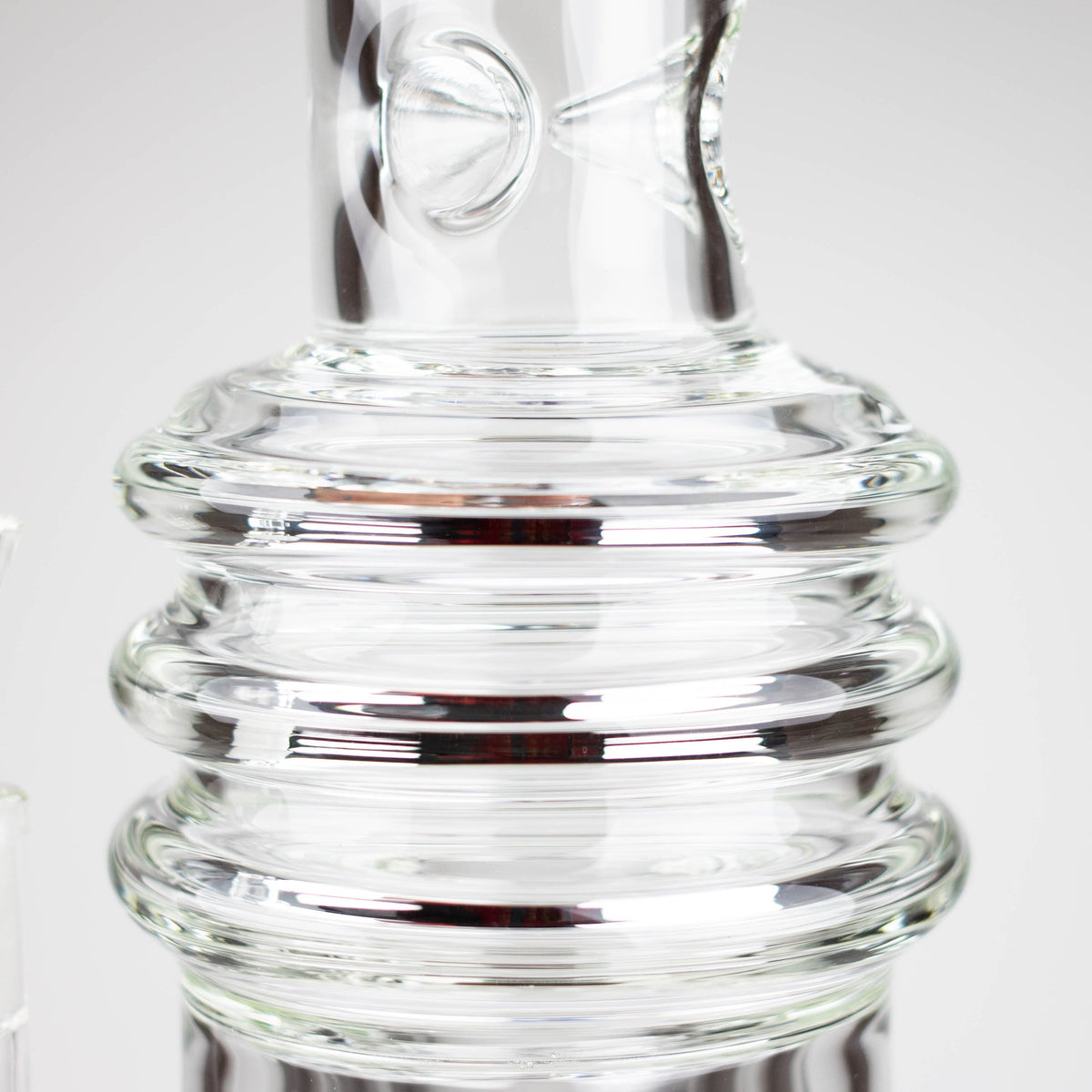 Super Supplys Inc Glass Bong 16" 7 mm Stemless Honeycomb Glass Bong Stemless Honeycomb Percolator Bong | Canada
