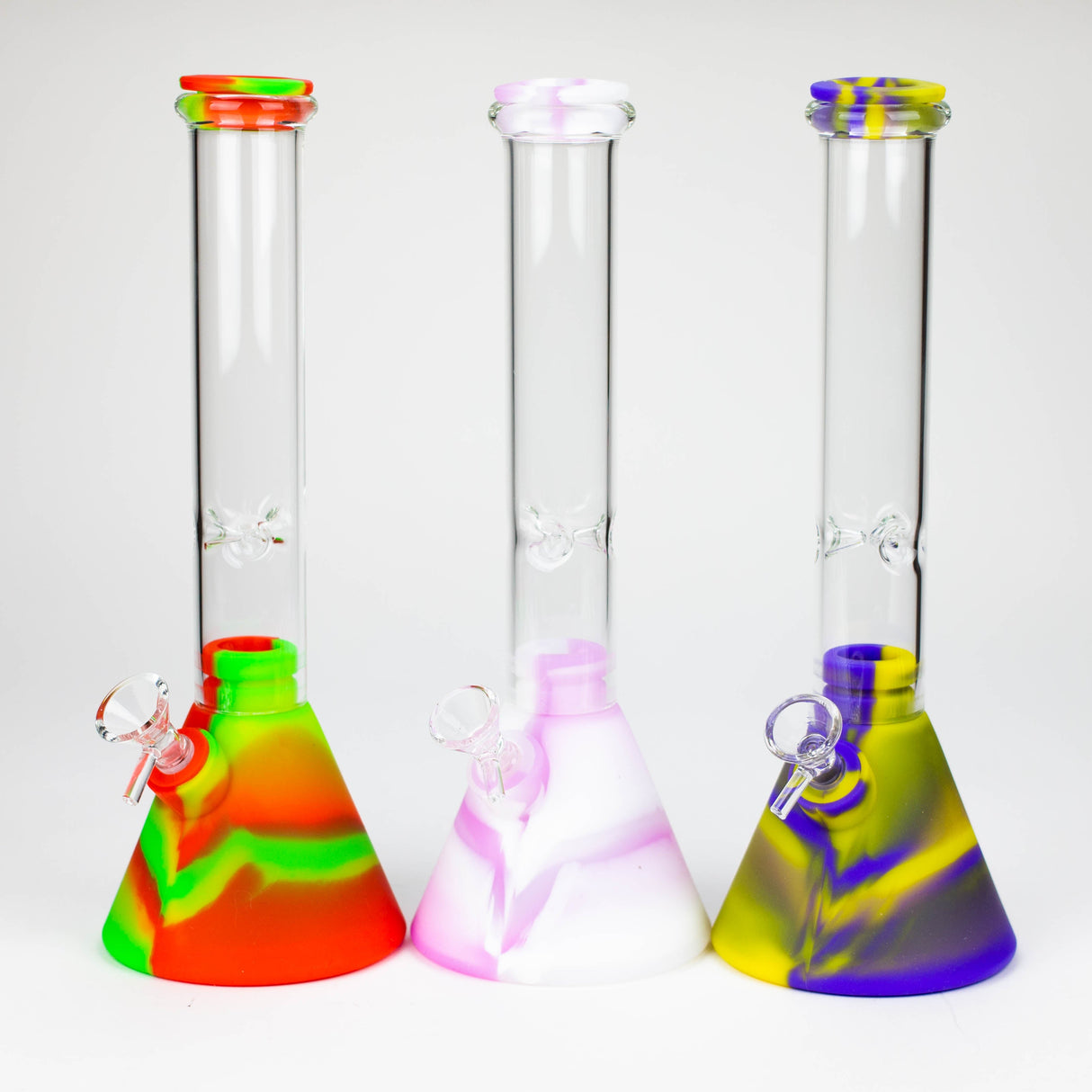 Bang à eau en verre et silicone de 10,5 po