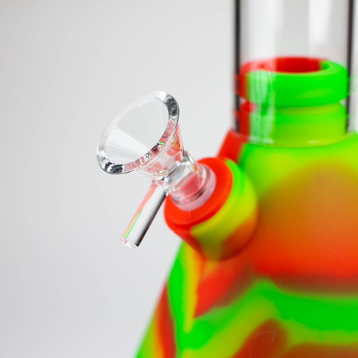 Bang à eau en verre et silicone de 10,5 po