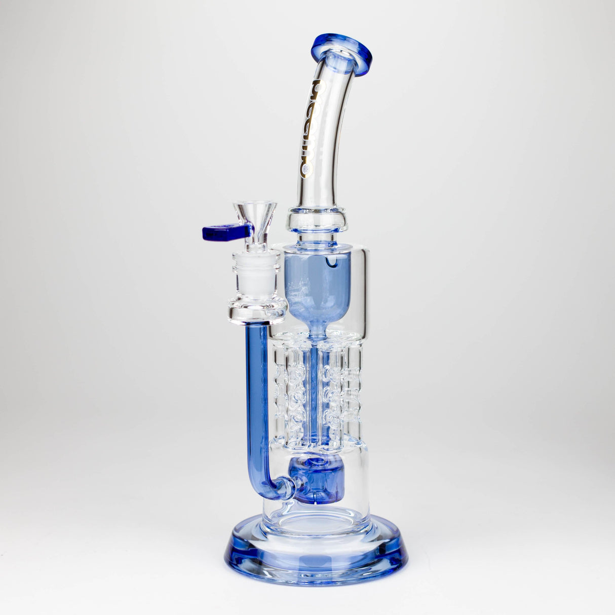 preemo Glass Bong Preemo 12" Drum to Swiss Pillar Incycler Bong Preemo 12" Drum Swiss Pillar Incycler